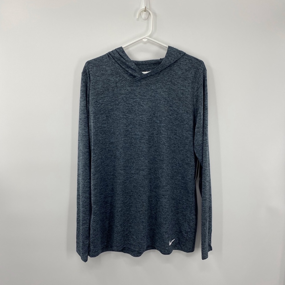 Nike Dry Long Sleeve ‘Grey Heather’ Pullover Hoodie Woman’s Size XSmall